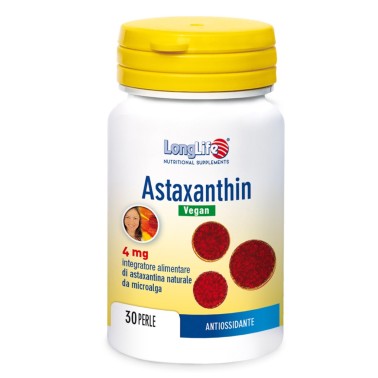 LONG LIFE ASTAXANTHIN VEGAN 30 perle CURA DEL CORPO