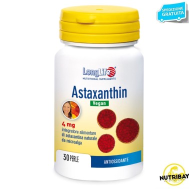 LONG LIFE ASTAXANTHIN VEGAN 30 perle CURA DEL CORPO