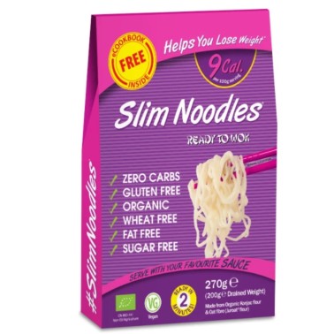 EAT WATER SLIM PASTA NOODLES ZERO CARBO 270 gr AVENE - ALIMENTI PROTEICI