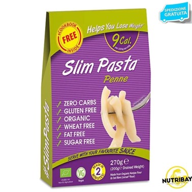 EAT WATER SLIM PASTA PENNE ZERO CARBO 270 gr AVENE - ALIMENTI PROTEICI