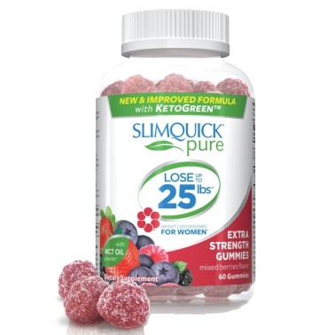 SLIMQUICK PURE KETO GUMMIES 60 CARAMELLE BRUCIA GRASSI TERMOGENICI