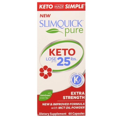 SLIMQUICK PURE KETO LOSE 3X - 60 caps BRUCIA GRASSI TERMOGENICI