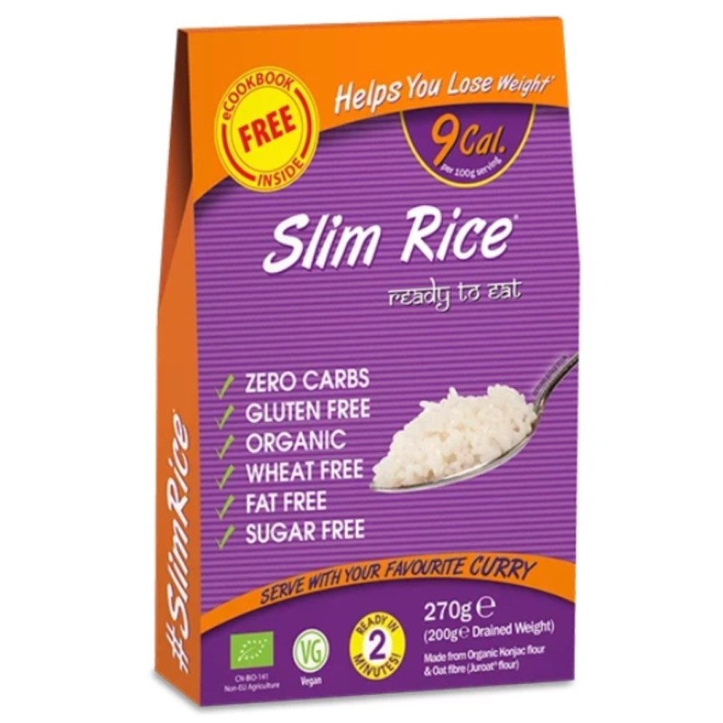 EAT WATER SLIM PASTA RICE RISO ZERO CARBO 270 gr AVENE - ALIMENTI PROTEICI