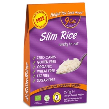 EAT WATER SLIM PASTA RICE RISO ZERO CARBO 270 gr AVENE - ALIMENTI PROTEICI