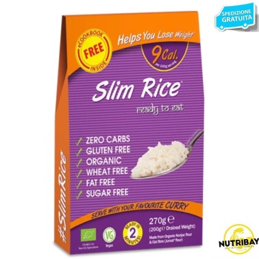 EAT WATER SLIM PASTA RICE RISO ZERO CARBO 270 gr AVENE - ALIMENTI PROTEICI