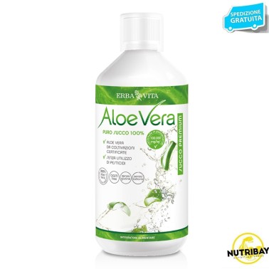 ERBA VITA SUCCO DI ALOE VERA 500 ml BENESSERE-SALUTE