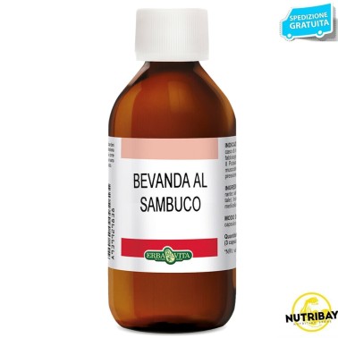 ERBA VITA BEVANDA AL SAMBUCO 500 ml DRENANTI DIURETICI