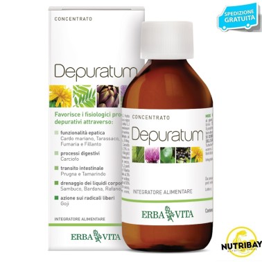 ERBA VITA DEPURATUM CONCENTRATO 200 ml DRENANTI DIURETICI