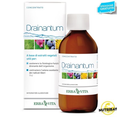 ERBA VITA DRAINANTUM CONCENTRATO 200 ml DRENANTI DIURETICI