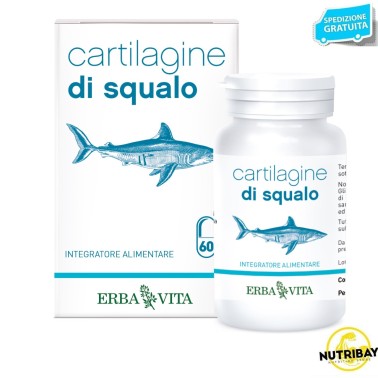 ERBA VITA CARTILAGINE DI SQUALO 60 caps BENESSERE ARTICOLAZIONI