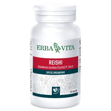 ERBA VITA REISHI 60 caps vegetali BENESSERE-SALUTE