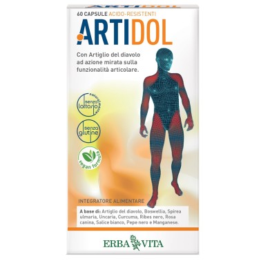 ERBA VITA ARTIDOL 60 caps vegetali BENESSERE ARTICOLAZIONI