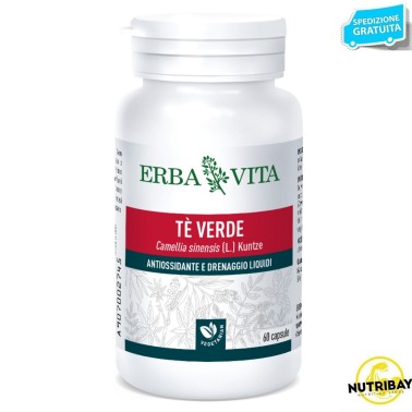 ERBA VITA TE' VERDE 60 caps vegetali BENESSERE-SALUTE