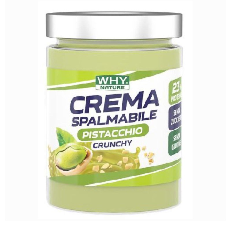 WHY NATURE CREMA SPALMABILE PISTACCHIO CRUNCHY 300 gr AVENE - ALIMENTI PROTEICI