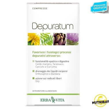 ERBA VITA DEPURATUM 30 cpr BENESSERE-SALUTE