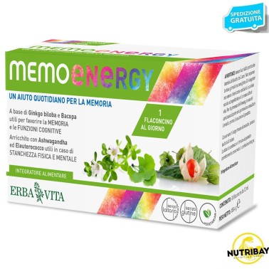 ERBA VITA MEMO ENERGY 10 flaconcini BENESSERE-SALUTE