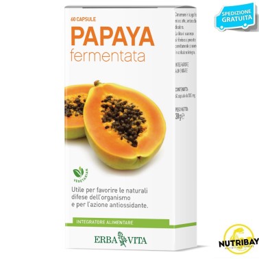 ERBA VITA PAPAYA FERMENTATA 60 caps BENESSERE-SALUTE