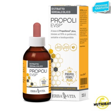 ERBA VITA PROPOLI EVSP ESTRATTO IDROALCOLICO 30 ml BENESSERE-SALUTE