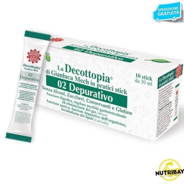 TISANOREICA ESTRATTO 02 DEPURATIVO 10 DECOPOCKET STICK X 30 ML TISANOREICA