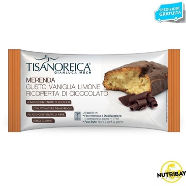 TISANOREICA MERENDA RICOPERTA DI CIOCCOLATO 50 gr AVENE - ALIMENTI PROTEICI