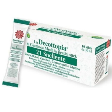 TISANOREICA ESTRATTO 21 SNELLENTE DECOPOCKET 10 STICK da 30 ML DRENANTI DIURETICI