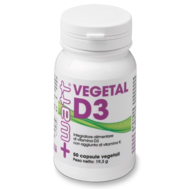 + WATT VEGETAL VITAMIN D3 + k2 50 caps VITAMINE