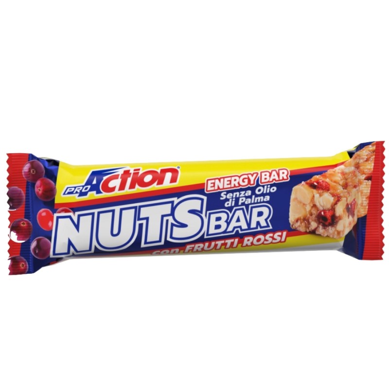 PROACTION NUTS BAR 1 barretta da 30 gr BARRETTE ENERGETICHE