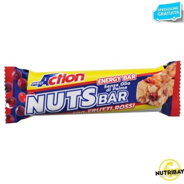 PROACTION NUTS BAR 1 barretta da 30 gr BARRETTE ENERGETICHE