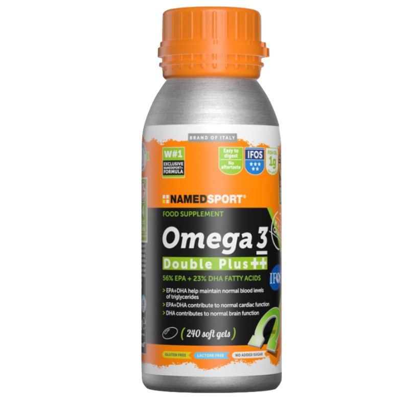 NAMED SPORT OMEGA 3 DOUBLE PLUS ++ 240 PERLE SOFTGEL OMEGA 3