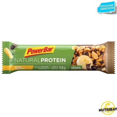 POWERBAR NATURAL PROTEIN 1 barretta gr 40 BARRETTE ENERGETICHE