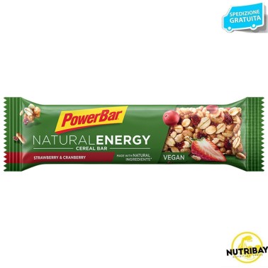 POWERBAR NATURAL ENERGY CEREAL 1 barretta 40 gr BARRETTE ENERGETICHE