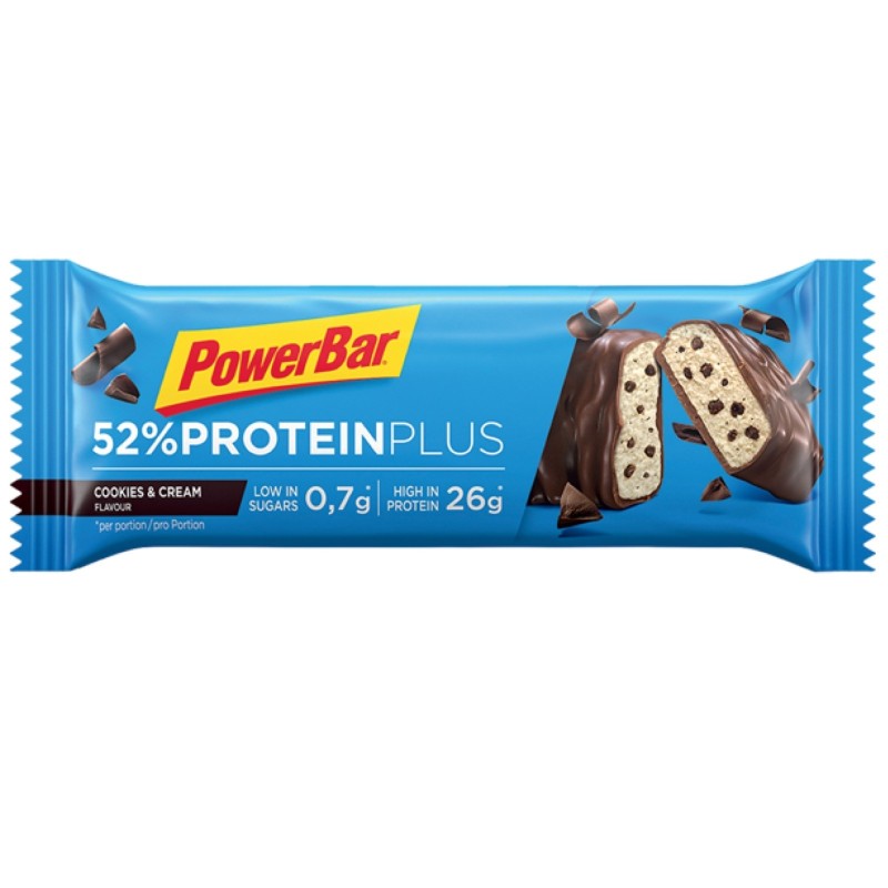 POWERBAR 52% PROTEIN PLUS 1 BARRETTA 50 gr BARRETTE ENERGETICHE