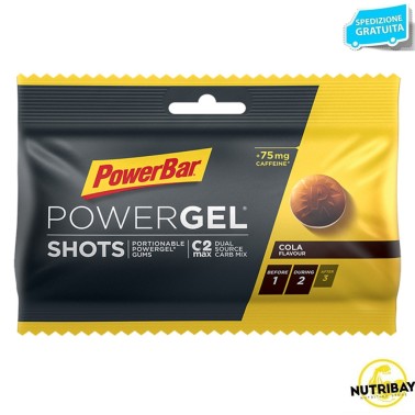POWERBAR POWERGEL SHOTS 1 gel 60 gr CARBOIDRATI - ENERGETICI