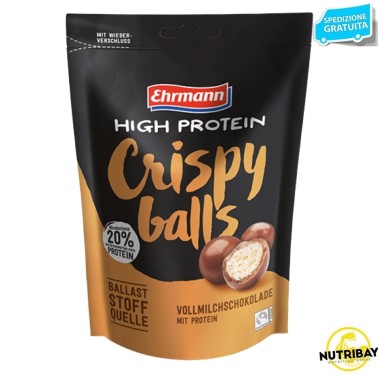 EHRMANN HIGH PROTEIN - CRISPY BALLS CIOCCOLATO 90 gr AVENE - ALIMENTI PROTEICI