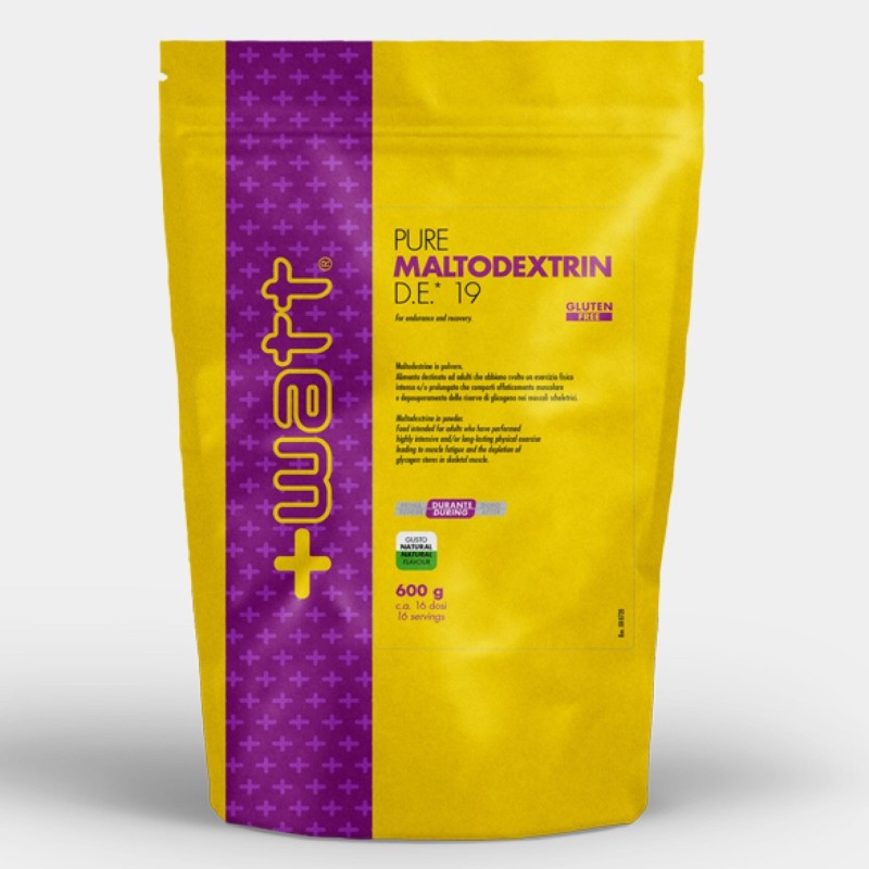 +Watt Pure Maltodextrin D.E. 19 DOYPACK 600 gr SALI MINERALI