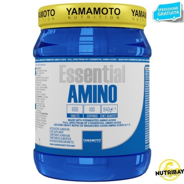 ESSENTIAL AMINO DI YAMAMOTO NUTRITION - 600 cpr AMINOACIDI COMPLETI / ESSENZIALI