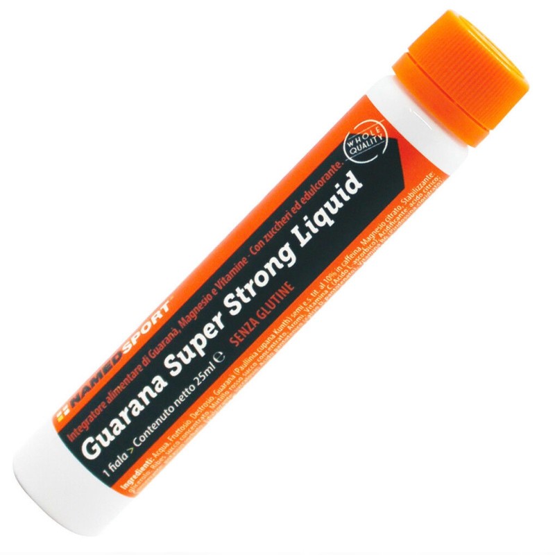 NAMED SPORT Guaranà Super Strong Liquid 1 fiala da 25 ml PRE ALLENAMENTO