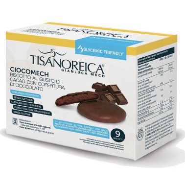 TISANOREICA CIOCOMECH CACAO GLYCEMIC FRIENDLY ( 9 BISCOTTI DA 13 gr) AVENE - ALIMENTI PROTEICI