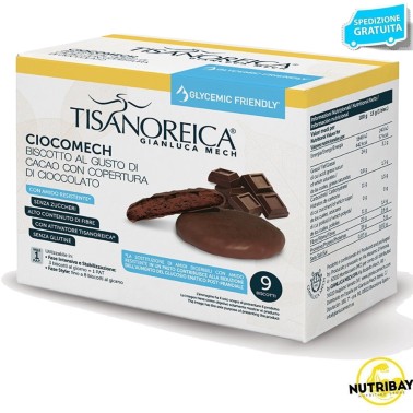 TISANOREICA CIOCOMECH CACAO GLYCEMIC FRIENDLY ( 9 BISCOTTI DA 13 gr) AVENE - ALIMENTI PROTEICI