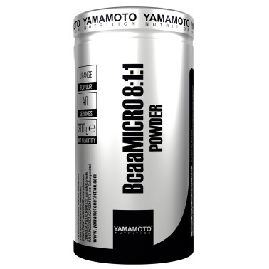 YAMAMOTO NUTRITION BCAAMICRO POWDER 8:1:1 300 gr AMINOACIDI BCAA 8.1.1