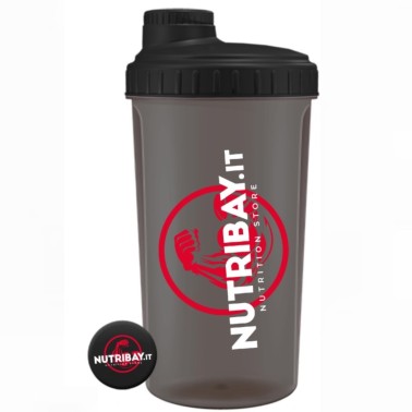 NUTRIBAY SHAKER NERO ( TRASPARENTE ) 700 ml ACCESSORI