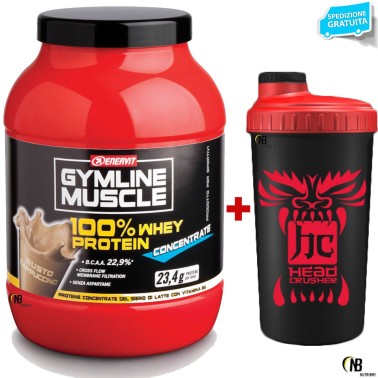 Enervit Gymline Muscle 700 gr. 100% Whey Concentrate Proteine + Vitamine PROTEINE