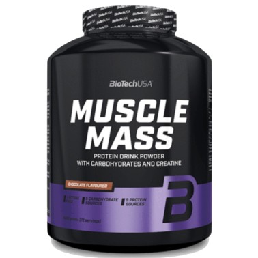 BIOTECH USA MUSCLE MASS 4000 gr 4 kg GAINERS AUMENTO MASSA