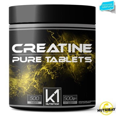 K1 Nutrition CREATINE 100% PURE TABLETS 500 cpr CREATINA