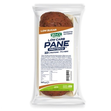 WHY NATURE LOW CARB PANE PROTEICO 365 gr in vendita su Nutribay.it