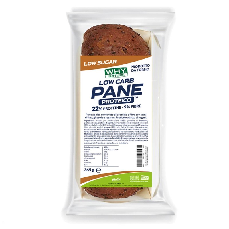 WHY NATURE LOW CARB PANE PROTEICO 365 gr AVENE - ALIMENTI PROTEICI