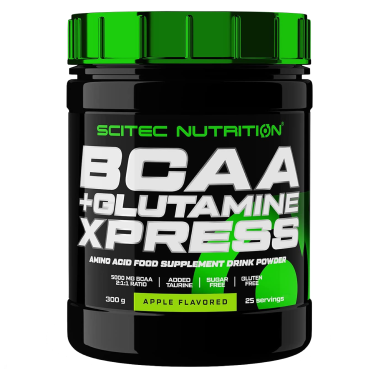 SCITEC NUTRITION BCAA + GLUTAMINE XPRESS 300 gr Aminoacidi Ramificati con L-glutammina AMINOACIDI BCAA