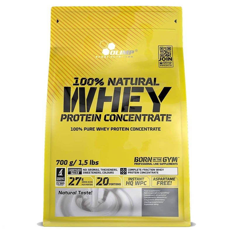 OLIMP NUTRITION 100% NATURAL WHEY PROTEIN CONCENTRATE 700 gr PROTEINE