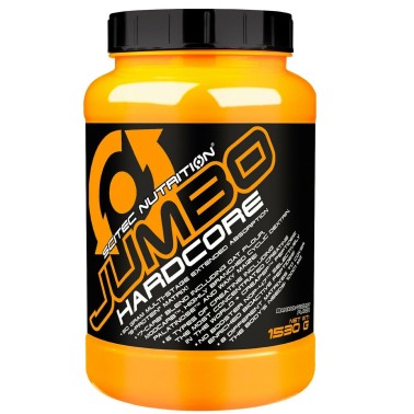SCITEC Jumbo Hardcore mass gainer 1530g Con Proteine Whey Bcaa +100% Creatina GAINERS AUMENTO MASSA