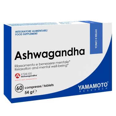 YAMAMOTO RESEARCH ASHWAGANDHA 60 caps BENESSERE-SALUTE